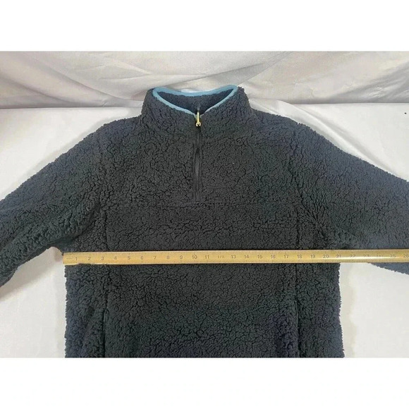 Night Night High-Pile Quarter-Zip Pull Over, Black, M - Chubbies Golf - Picture 5 of 6